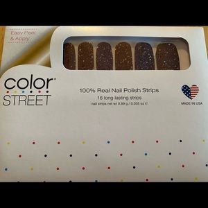 Bordeaux Glitz color street nails